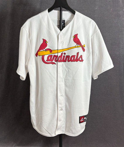 New Allen Craig St Louis Cardinals Majestic White Jersey Size MLB #21 Size Large