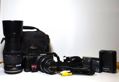 OLYMPUS PEN E−P2 BLACK Olympus PEN E-P2 12.3MP Digital Camera - Black (Kit w/ 14-42mm