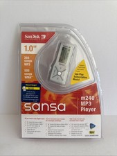 SanDisk Sansa M240 Lettore MP3 (1 GB) - Argento - Nuovo Sigillato