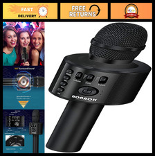 Wireless Bluetooth Karaoke Microphone - 3-in-1 Handheld Mic  Speaker for Partie
