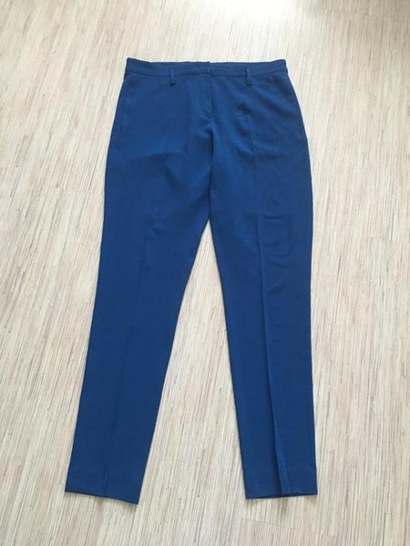 Women Sonia Rykiel Trousers Navy Polyester 42