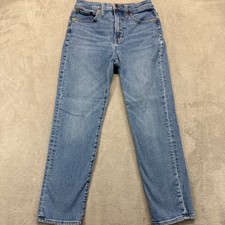 Madewell Jeans Women's 26 The Perfect Vintage Jean Blue High Rise Tapered Denim