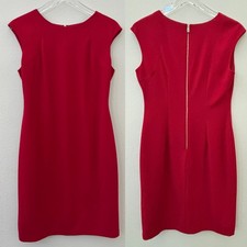 Vince Camuto red sleeveless sheath cocktail dress - size 8