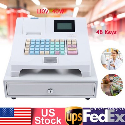 Cash Register T-71-60 LED Electronic Cash Register High Quality Small Business
