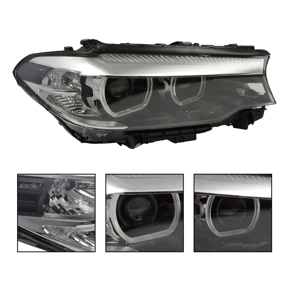 Faro derecho xenón LED lateral derecho bmw serie 5 g30 g38 540i 530e 2017-2020 Foto 3 de 4