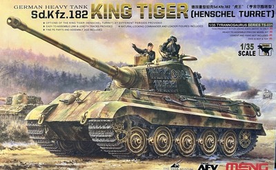 MENG Sd.Kfz.182 King Tiger (Henschel Turret) 1:35 Kunststoff Bausatz TS-031