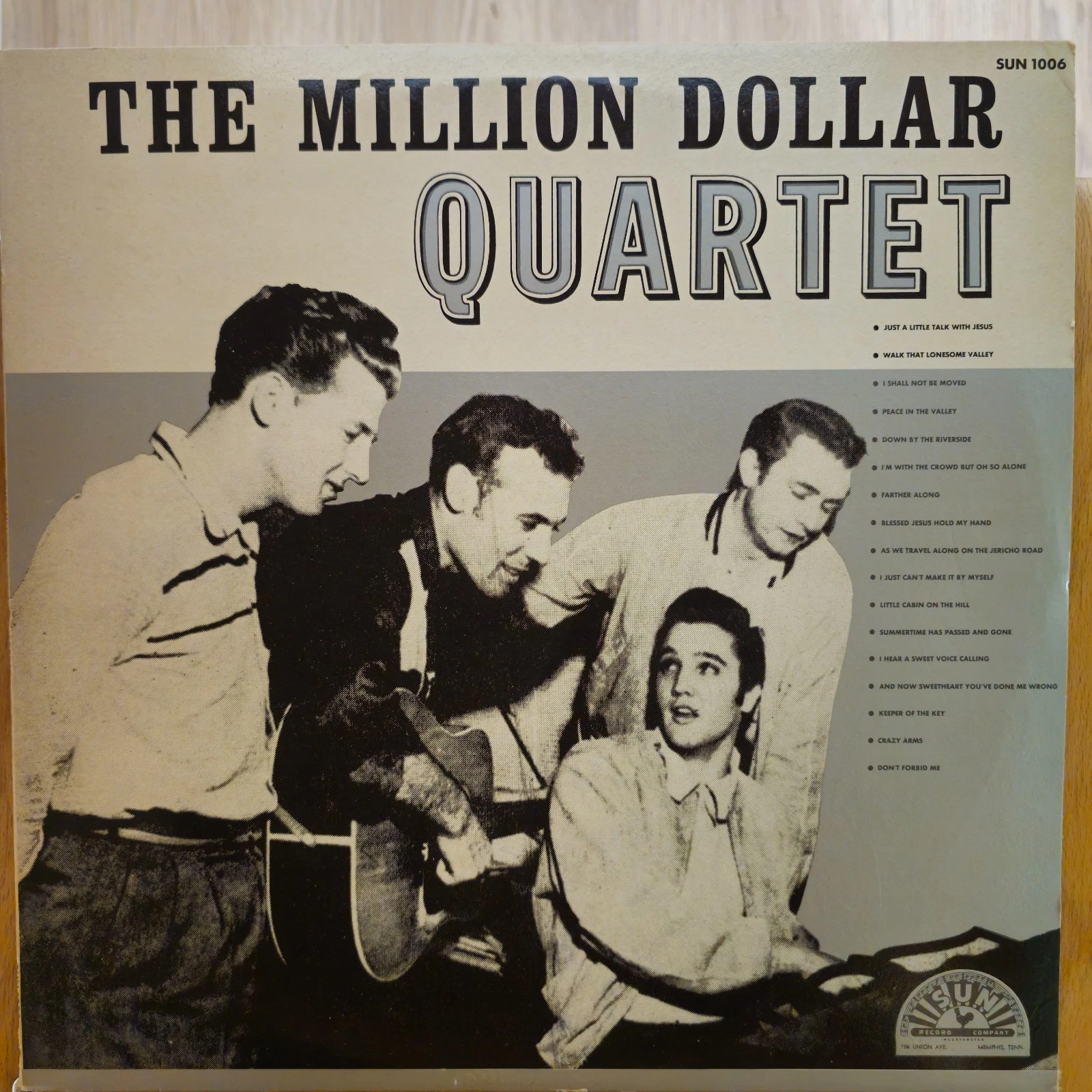 The Million Dollar Quartet Vinyle LP Sun 1006 Elvis Johnny Cash 33t