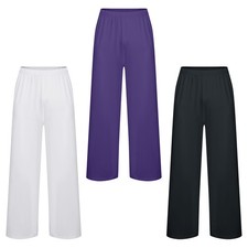 Mens Long Pants Loose Trousers Praise Dancewear Liturgical Worship Theme Party