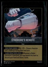 Disney Lorcana Wilds Unknown Syndrome's Remote Foil 201/204