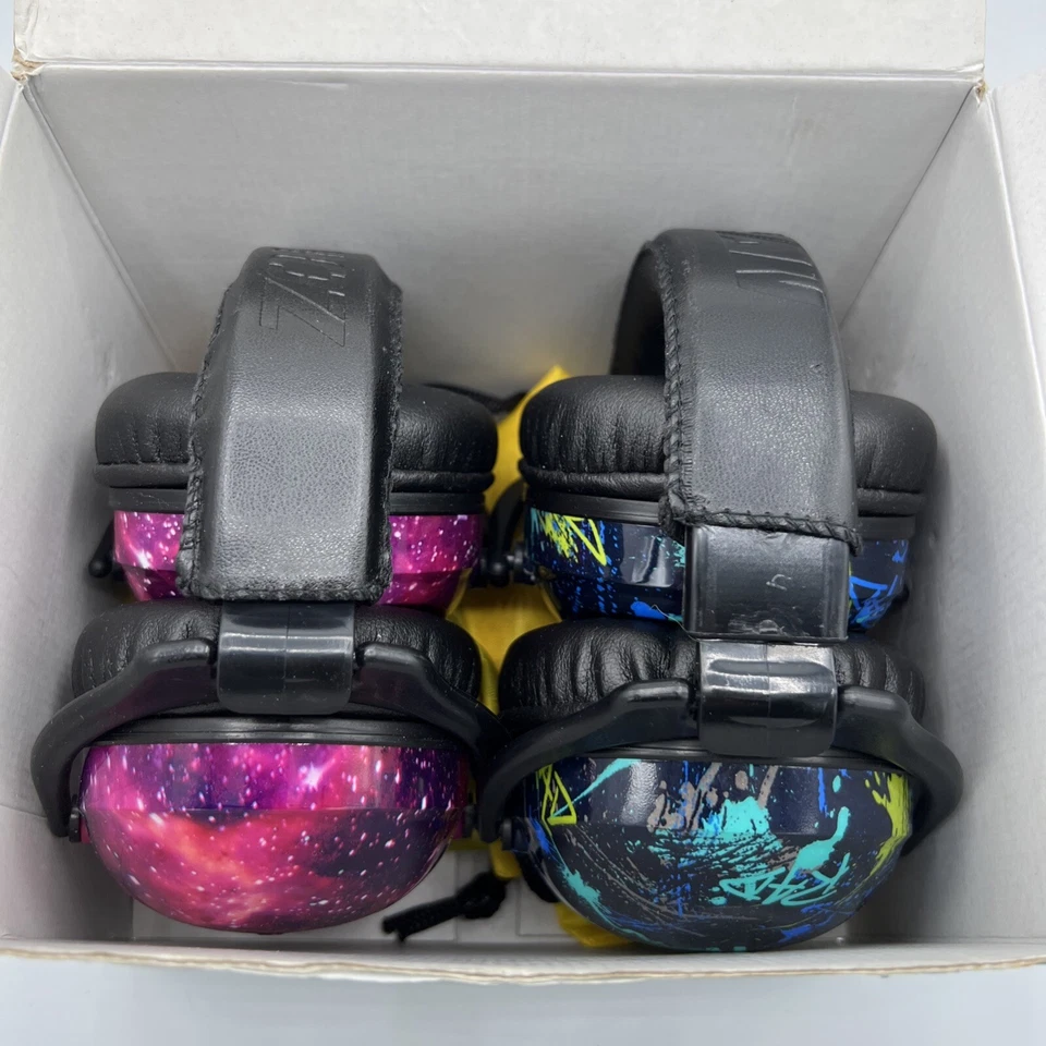 Protector auditivo para niños Zohan EM030 NRR 22Db JUEGO DE 2 nebulosas y ruedas nuevo en caja Foto 2 de 4