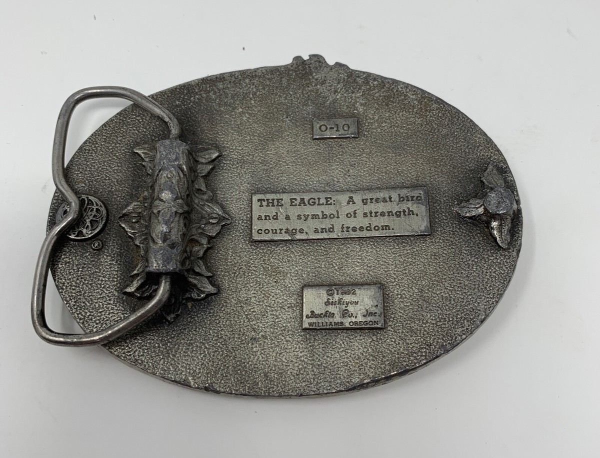 Siskiyou Belt Buckle-Embossed Pewter Siskiyou Belt Buckle-Embossed Pewter