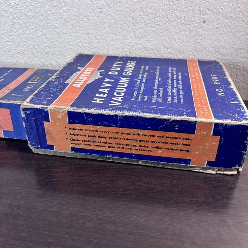 Vintage Allstate Compression Tester 2119 + Heavy Duty Vacuum Gauge 8989 - Picture 8 of 15