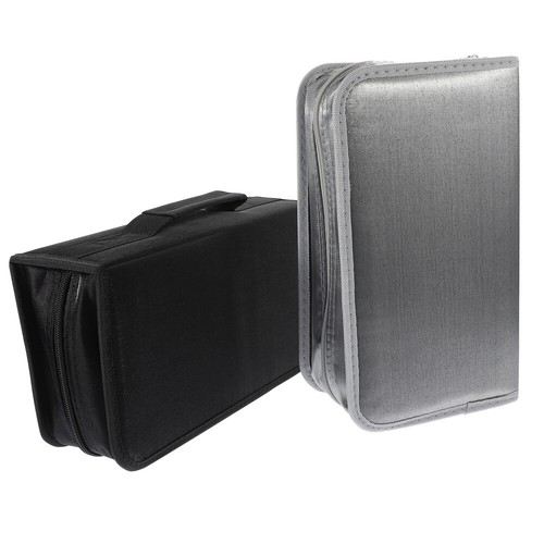 2 Pcs CD -Handtasche Reisen DVD -Aufbewahrungstasche CD-Aufbewahrungshalter