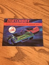 1971 Matchbox Collector's Guide Catalog U.S.A. Edition