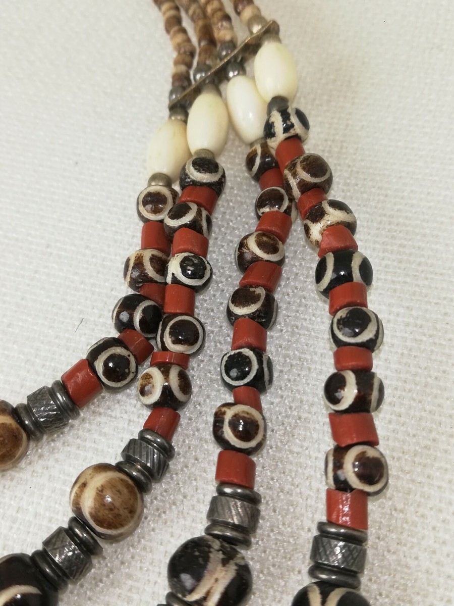 Lot De Bijoux Anciens Artisanat Africain – Colliers Vintage Rares, Occasion