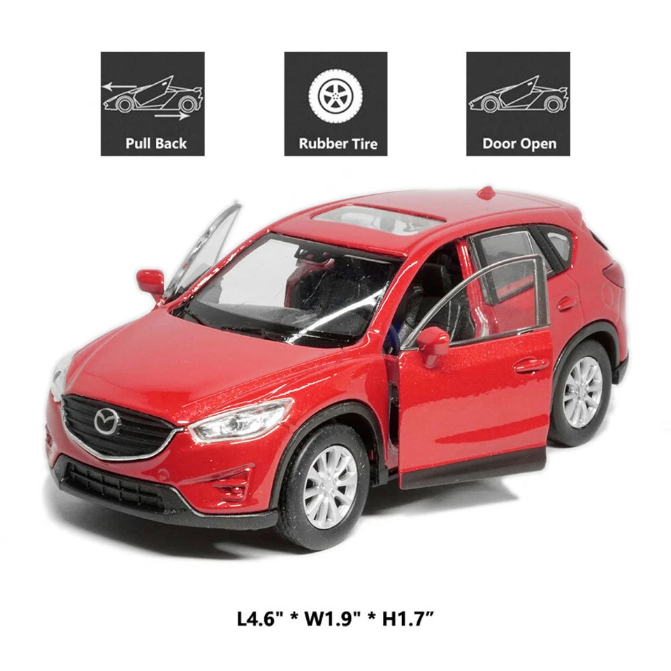 WELLY 1/36 Mazda CX-5 SUV Modelo Coche Diecast Vehículo de Juguete Colección Niños Regalo Rojo Foto 2 de 4
