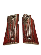 Rosewood American Flag Colt Mustang Pocketlite Grips