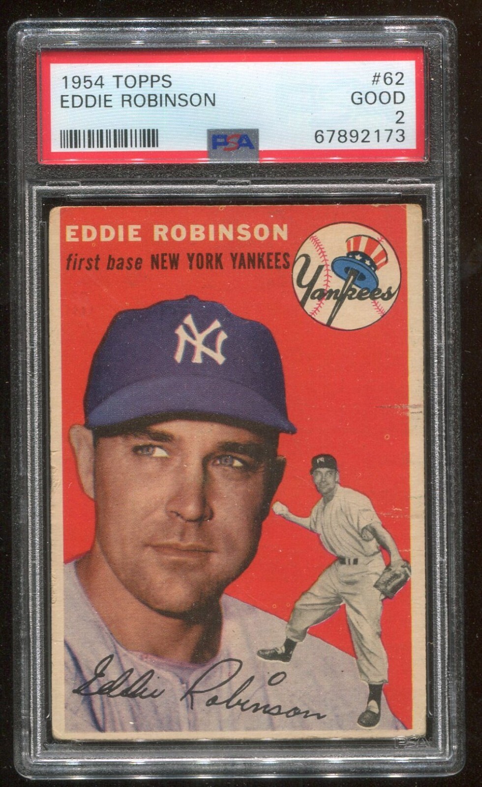 1954 Topps - #62 Eddie Robinson for sale online | eBay
