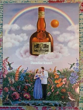 *VINTAGE* 1985 Grand Marnier Magazine Print Ad - PARADISE FOUND