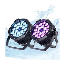 Outdoor Waterproof LED Par Lights 18x18W RGBWA 6-in-1 LED Light DMX Control S...