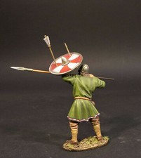 JOHN JENKINS VIKINGS  SAXONS SX-52A ANGLO SAXON FRYDMAN DEFENDING WITH SPEAR