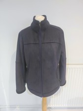 Hawkshead Women's Full Zipper Mid Length Size Uk 14 Winter Purple Coat Preowned