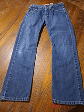 28x28 Levis 514 Slim Straight Cotton Denim Blue Jeans with Pockets Belt Loops