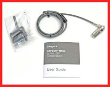 TARGUS Defcon NCL Combo Cable Lock - Model ASP66GLX - NEW