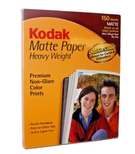 NEW Kodak Matte Paper Heavy Weight Premium Non-Glare Color Prints 150 Sheets