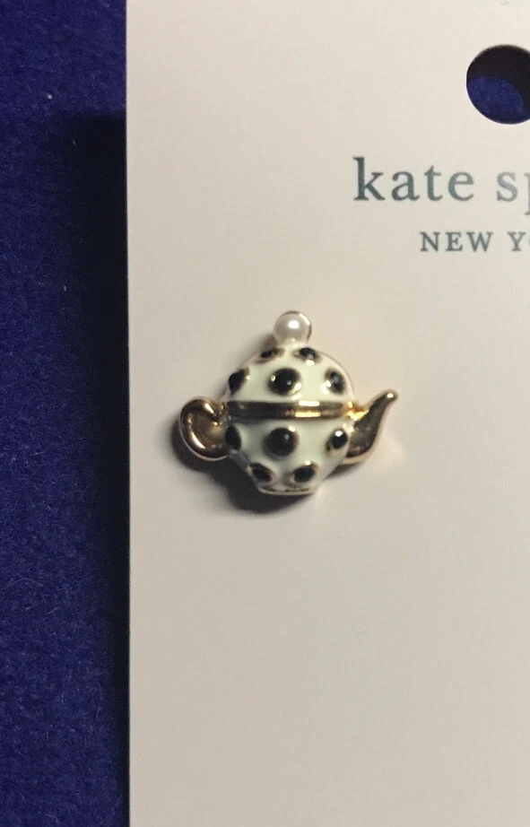 Aretes Kate Spade x Disney Alicia en el País de las Maravillas taza de té y tetera NUEVO Foto 2 de 4