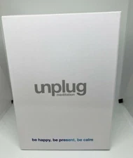 UNPLUG MEDITATION ESSENTIAL OIL DIFFUSER AROMATHERAPY W/ HAPPY OIL FABFITFUN NEW