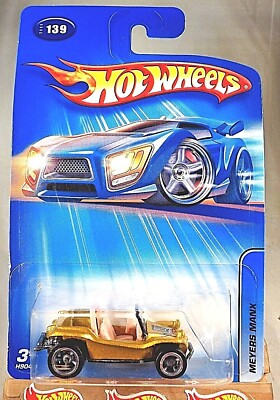 #ad #ad 2005 Hot Wheels Mainline Collector #139 MEYERS MANX Gold Variant w GrayCo Mold5s $12.06