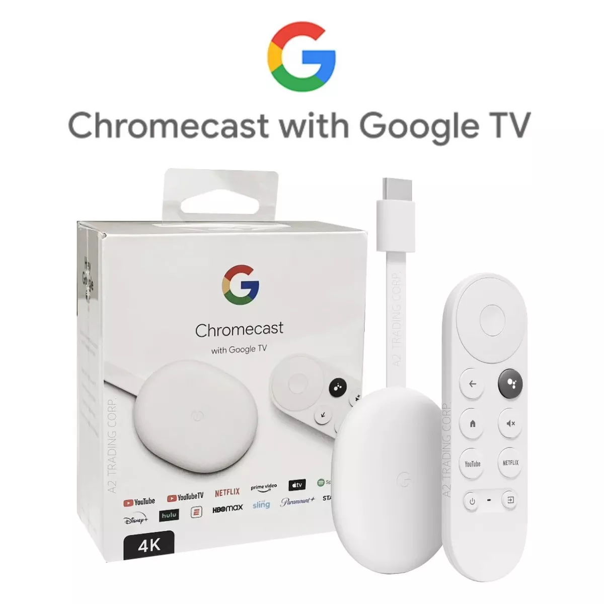 Google Chromecast with Google TV - Streaming Entertainment in 4K