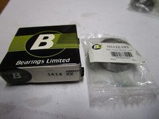 1614 ZZ 0.3750" Bore x 1-1/8" OD x 3/8" W Single Row Radial Ball Bearing QTY 2