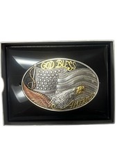 Nocona Mens Oval Buckle American Eagle - 37912