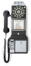 1950's Payphone CR56-BK With Push Button Technology Wall Mountable