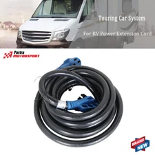 For 50 Amp 25 FT RV Power Extension Cord with LED Indicator 14-50P to 14-50R