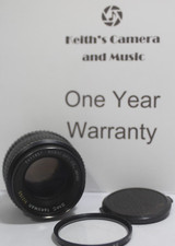 1yrWarranty NearMint Pentax Takumar 55mm f2 M42 screw mount lens  mirrorless