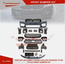 For 2021-2023 BMW G30 G38 5 Series 4-Door M5 Style Front Bumper Cover Body Kit