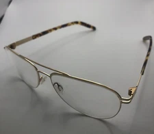 Authentic BARTON PERREIRA Allied Metal Works Unisex Eyeglass Frames A200 Gold
