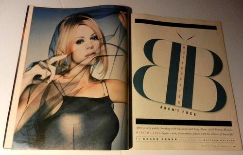 MARIAH CAREY Entertainment Weekly Magazine Sept 1997  Butterfly POP R&B Here FOR - Image 2 of 4