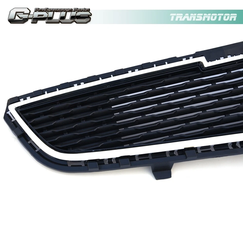 Ajuste para Chevrolet Cruze 2015 capó delantero cromado malla parrilla parachoques inferior rejilla Foto 3 de 4