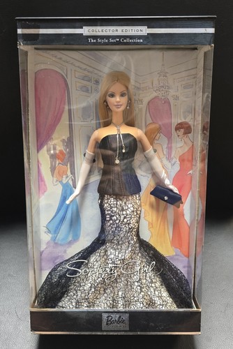Barbie Soirée Mondaine Mattel 2001 – Réf 56203 – Poupée Déballée Comme Neuve