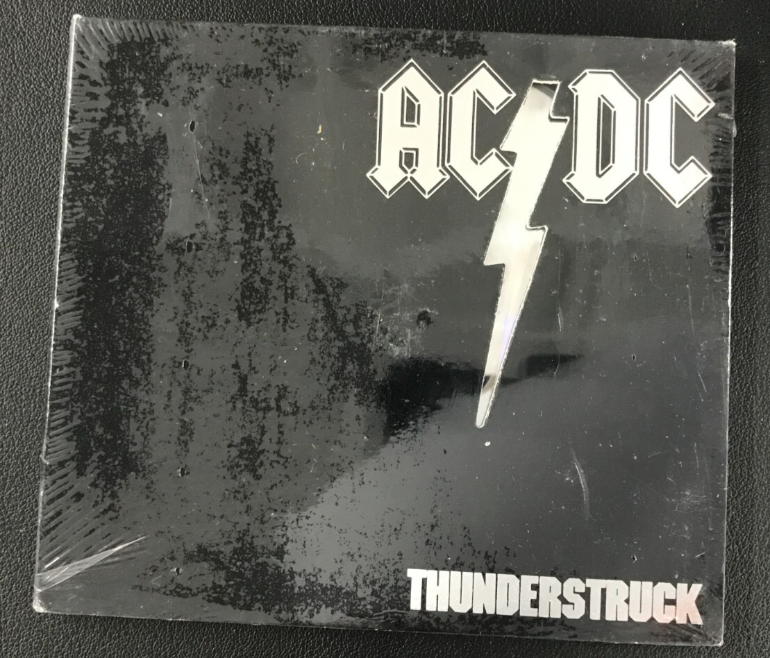 1990 AC/DC: Thunderstruck Single PROMO CD Atco Records w/Cover Sleeve ...