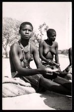 Angola. women #2. Southern Ethnicity. Silver print circa 1950
