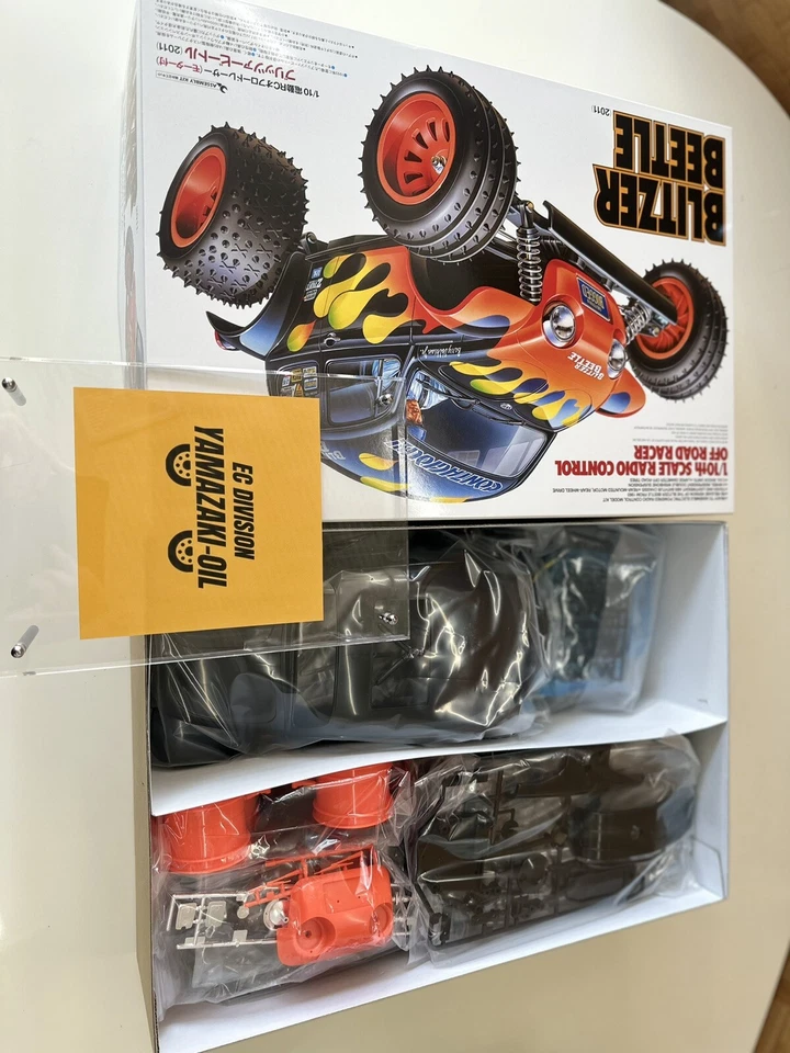 Tamiya 58502 RC 1/10 Blitzer Beetle 2WD Off-Road Buggy 2011 Kit NUOVO GIAPPONE - Immagine 2 di 4