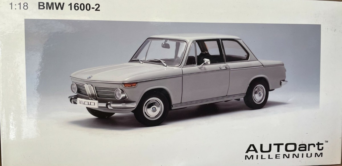 オートアート　BMW3.0. 1/18 1/18 AUTOart Millenium BMW 1600-2 Grey, NEW! MIB | eBay