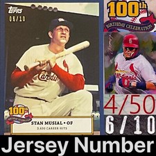 2020 Topps Stan Musial 100th Birthday Celebration Baseball Cards 15