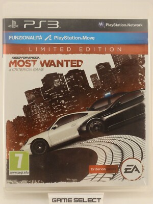 Need FOR Speed most wanted Limited Edition ps3 playstation pal - Complete