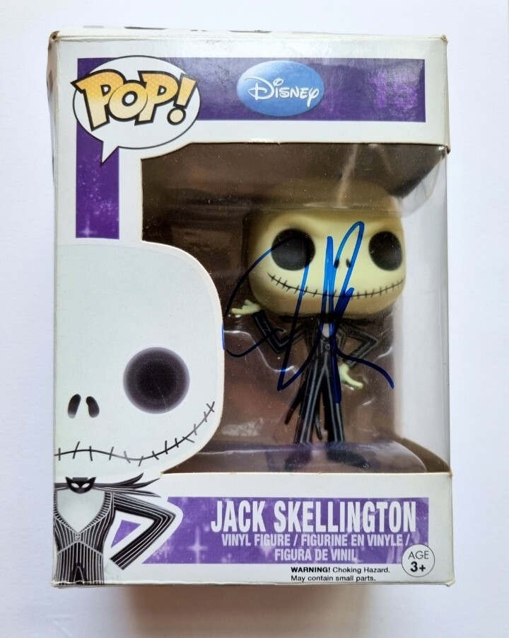 Tim Burton Signed Funko Pop Nightmare Before Christmas COA POA Autograph
